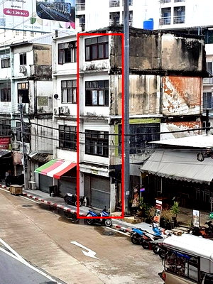 อาคารพาณิชย์ การไฟฟ้าส่วนภูมิภาค (กฟภ.) : ขายตึกแถว/อาคารพาณิชย์ 3.5 ชั้น ใกล้ ม.ศรีปทุม บางเขน ติดรถไฟฟ้า สถานีบางบัว