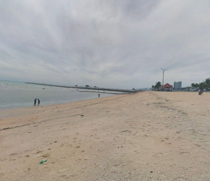 ขายที่ดินสัตหีบ แปลงสวย ทำเลทอง ติดทะเลหาดบ้านอำเภอ 