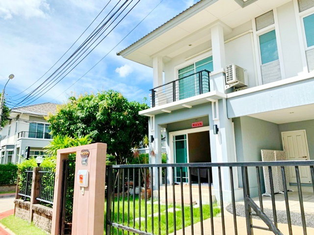 รูป MRTหลักสอง 500ม.ใหม่ หัวมุม เฟอร์ฯครบ 3-4นอน แยก-หน้าเดอะมอลล์บางแค กาญจนาภิเษก กัลปพฤกษ์ ให้เช่าบ้านเดี่ยวสุดหรู 2 ชั้น 55ตร.วา. บางแค - รูปที่ 1/8