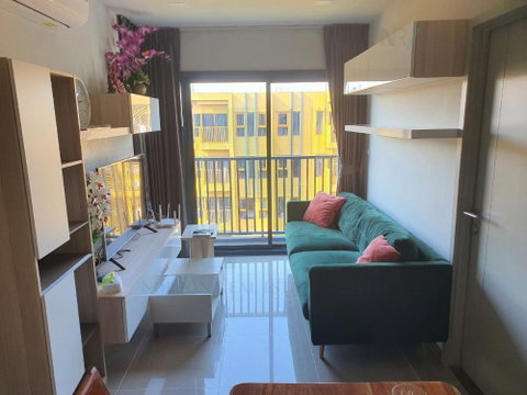 For rent The Base Sukhumvit 50 2 bedrooms 8th floor Building A near BTS On Nut.