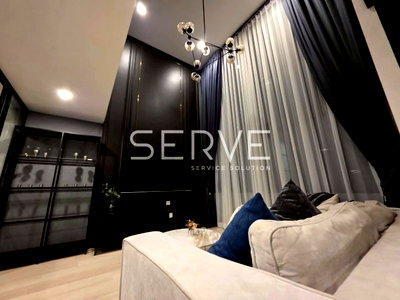 Condos for sale : Duplex 1 Bed Nice Room 37.95 sq.m. High Fl. 25+ Good Location BTS Chong Nonsi 600 m. at Knightsbridge Prime Sathorn Condo / For Sale