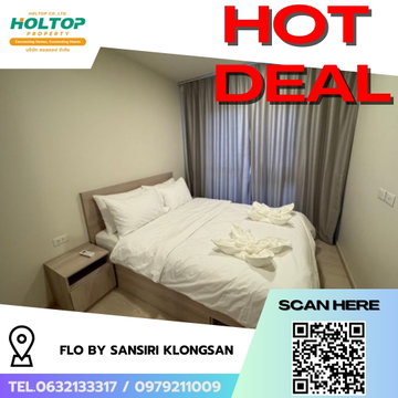 #R8058 🎉 081268 Condo for rent: FLO by Sansiri Klongsan