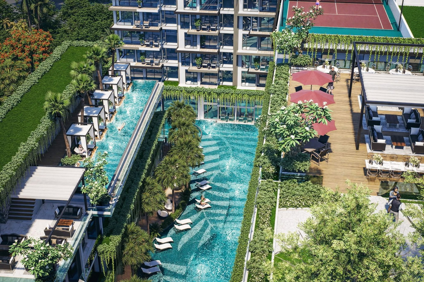 รูป The Riviera Beverly Hills 2 Bedrooms for Sale - รูปที่ 3/8