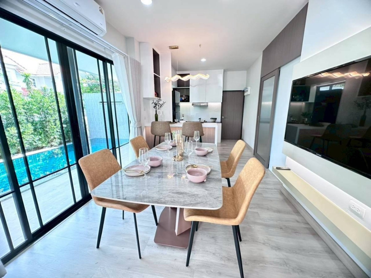 picture Pool villa house with private pool for Sale ! Baanwan ,Hangdong - 8/8