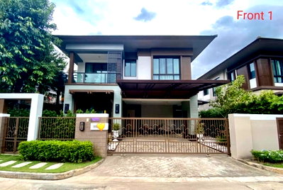 ขายบ้านเดี่ยว : ขายบ้านเดี่ยว เศรษฐสิริ วัชรพล เขตสายไหม สุขาภิบาล5 บ้านสไตล์ Homie Contemporary พร้อมเฟอร์นิเจอร์และเครื่องใช้ไฟฟ้า ใกล้แฟชั่นไอส์แลนด์