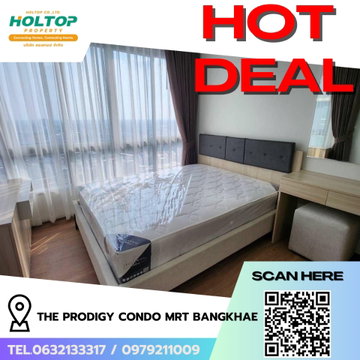 #R8130 🎉 101268 ให้เช่าคอนโด The Prodigy Condo MRT Bangkhae