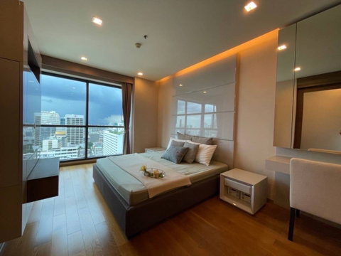 T108 ให้เช่าคอนโด The Address Sathorn (ดิ แอดเดรส สาทร) ห้องมุม ห้องขนาด57ตรม. ห้องสวย เฟอร์ครบ พร้อมเข้าอยู่