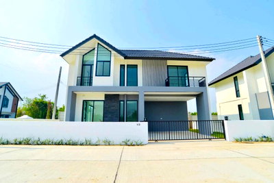 บ้านเดี่ยว ริมปิง ซูเปอร์มาเก็ท : ขาย บ้านสร้างใหม่ เฟอร์ใหม่ ใกล้ตลาดป่าข่อยใต้ สันผีเสื้อ อ.เมืองเชียงใหม่