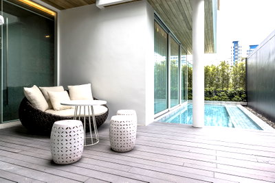 เช่าบ้านเดี่ยว ชลบุรี : Luxury 3-Bedroom Pool Villa for Rent in Na Jomtien