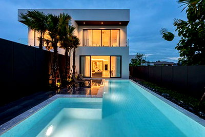 เช่าบ้านเดี่ยว พรีเมี่ยม เอาท์เล็ท เชียงใหม่ : ให้เช่า พูลวิลล่าใน มบ.เวิร์ลคลับแลนด์ บ้านดีไซน์โมเดิร์นสวยโดดเด่น
