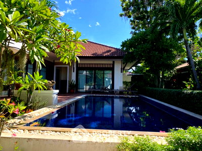เช่าบ้านเดี่ยว หัวหิน ซ.112 : วิลล่า 3 ห้องนอน ขนาด 183 ตารางเมตร Busaba Pool Villas หัวหิน (ID 2435202)