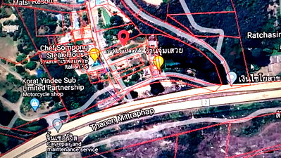 Land for sale : Land for sale 3-1-91 rai at Pak Chong, Nakhon Ratchasima Province, connect to Mittraphap Road only 250 meters. total price 12,171,250 baht