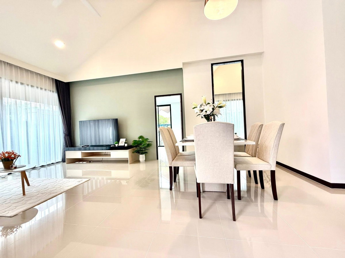 รูป 🔥ขายบ้านเดี่ยว 3 ห้องนอน สไตล์โมเดิร์นรีสอร์ท มีเนื้อที่รอบบ้าน ตกแต่งสวย พร้อมอยู่ - รูปที่ 3/19