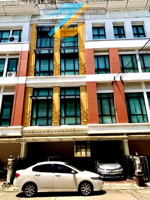 โฮมออฟฟิศ ถนนศรีนครินทร์ : ขายโฮมออฟฟิศ 4 ชั้น 30 ตรว.สภาพดี บ้านกลางกรุง บางนา กม.3