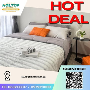 #Z3630💥 131268 🔥 Condo for Rent: Maroon Ratchada 32