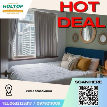 #Z3646💥 131268 🔥ให้เช่าคอนโด Circle Condominium 