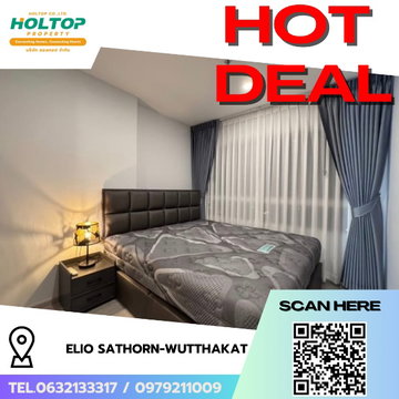 #R8189 🎉 151268  ให้เช่าคอนโด Elio Sathorn-Wutthakat 