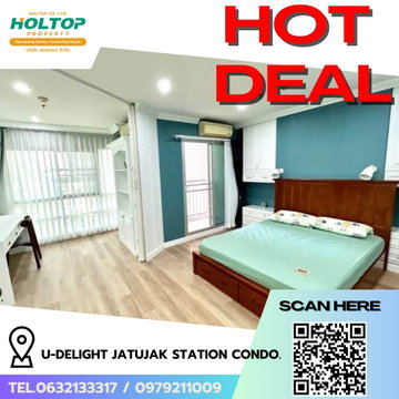 #R8209 🎉 151268 ให้เช่าคอนโด U-Delight Jatujak Station condo.
