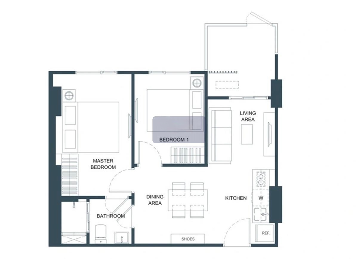 picture #S5167  For Rent FLO By Sansiri - 6/7