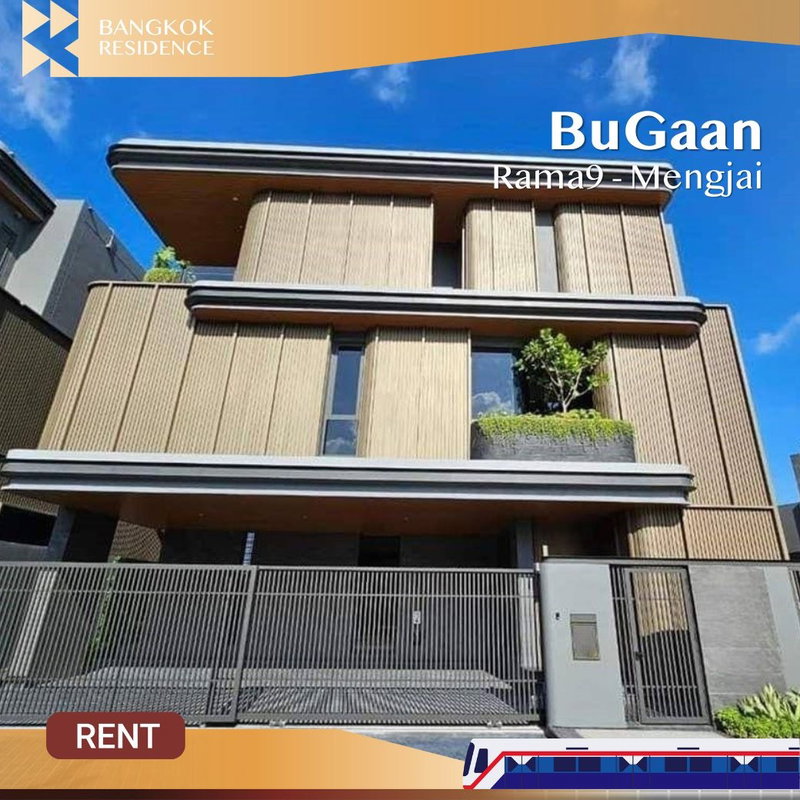 Houses for rent :  BuGaan Rama 9-Mengjai 🏡 Ultra-luxury detached homes with ultimate privacy, only 8 exclusive units 💎 