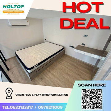 #Z3668💥 151268 🔥 Condo for Rent: Origin Plug & Play Sirindhorn Station