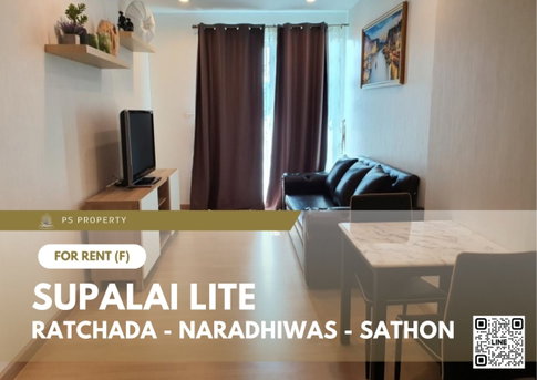 For Rent âĻ Supalai Lite Ratchada - Naradhiwas - Sathon âĻ Fully Furnished and Equipped with Appliances.