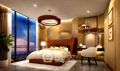 Condos for sale : 43rd-Floor 3-BR Sapphire Luxurious Condominium Rama III (ID 1299052)