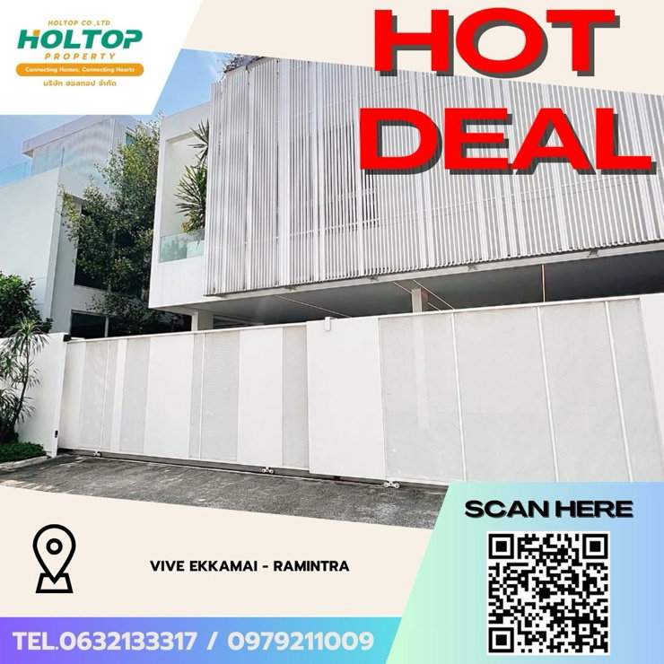 Houses for rent : #Z3694💥 161268 🔥House for Rent: VIVE Ekkamai - Ramintra