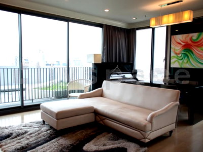 Condos for rent : ▚ LE179ツ For Rent: Pyne By Sansiri PENTHOUSE 3 Bedroom 121 sq.m.! 💎 The Ultimate RARE ITEM High Floor Panoramic View BTS Ratchathewi 0 m. Only 140k!