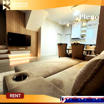 บ้านเดี่ยวให้เช่า :  Pleno Sukhumvit-Bangna 💎 ทำเลบางพลี ใกล้ Mega Bangna  