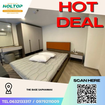 #Z3711💥 171268 🔥 Condo for Rent: THE BASE Saphanmai