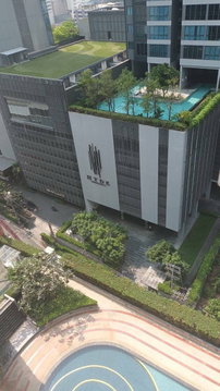Swimming pool view at The Trendy Condominium