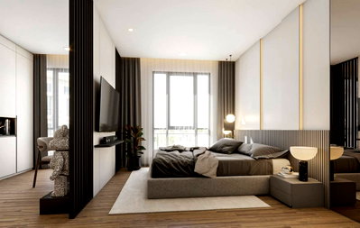 ทาวน์โฮมให้เช่า : ให้ เช่าทาวน์เฮ้าส์​ พาทิโอ​ รัชโยธิน​ แต่งสไตล์ Modern​ Luxury​ 31 ตร.ว​ 3​ นอน​ 5 น้ำ​ พร้อมเฟอร์​