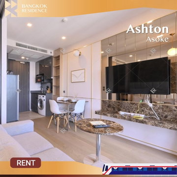 Ashton Asoke 🛋️ Fully built-in furniture, ready to move in 💚 ใกล้ BTS อโศก 