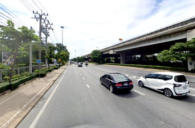 ที่ดิน วิทยาลัยศิลปหัตถกรรมกรุงเทพ : ขายที่ดินเปล่า ประดิษฐ์มนูธรรม 10 (ซอยร่วมน้ำใจ) โซนเลียบด่วน