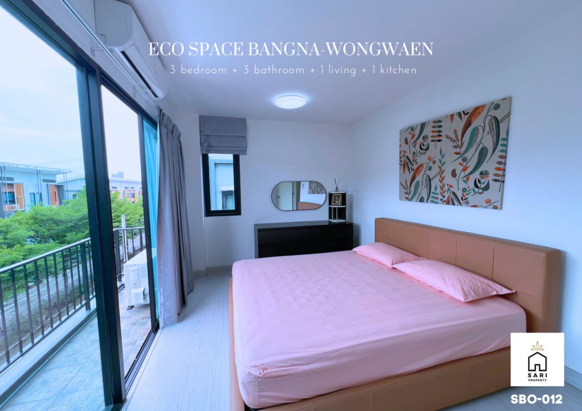 รูป คุ้มสุด รีโนเวทใหม่ ทาวน์โฮม3ชั้น หลังริมติดสวน Eco Space บางนา ใกล้เมกะ รรนานาชาติชื่อดัง แต่งครบพร้อมอยู่ - รูปที่ 15/36