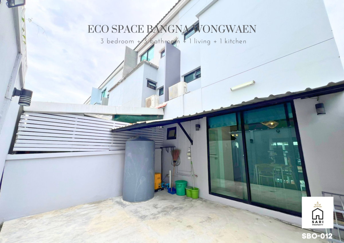 รูป คุ้มสุด รีโนเวทใหม่ ทาวน์โฮม3ชั้น หลังริมติดสวน Eco Space บางนา ใกล้เมกะ รรนานาชาติชื่อดัง แต่งครบพร้อมอยู่ - รูปที่ 30/36