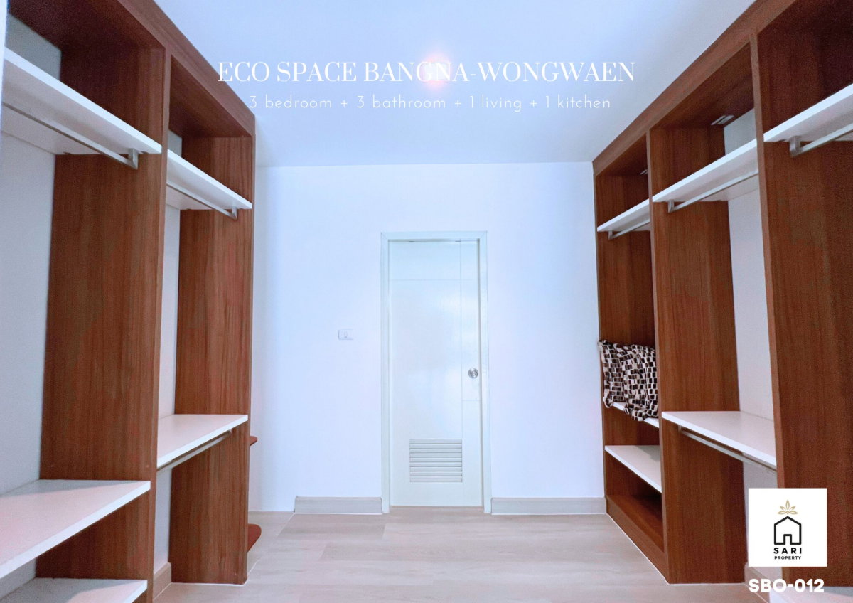รูป คุ้มสุด รีโนเวทใหม่ ทาวน์โฮม3ชั้น หลังริมติดสวน Eco Space บางนา ใกล้เมกะ รรนานาชาติชื่อดัง แต่งครบพร้อมอยู่ - รูปที่ 8/36