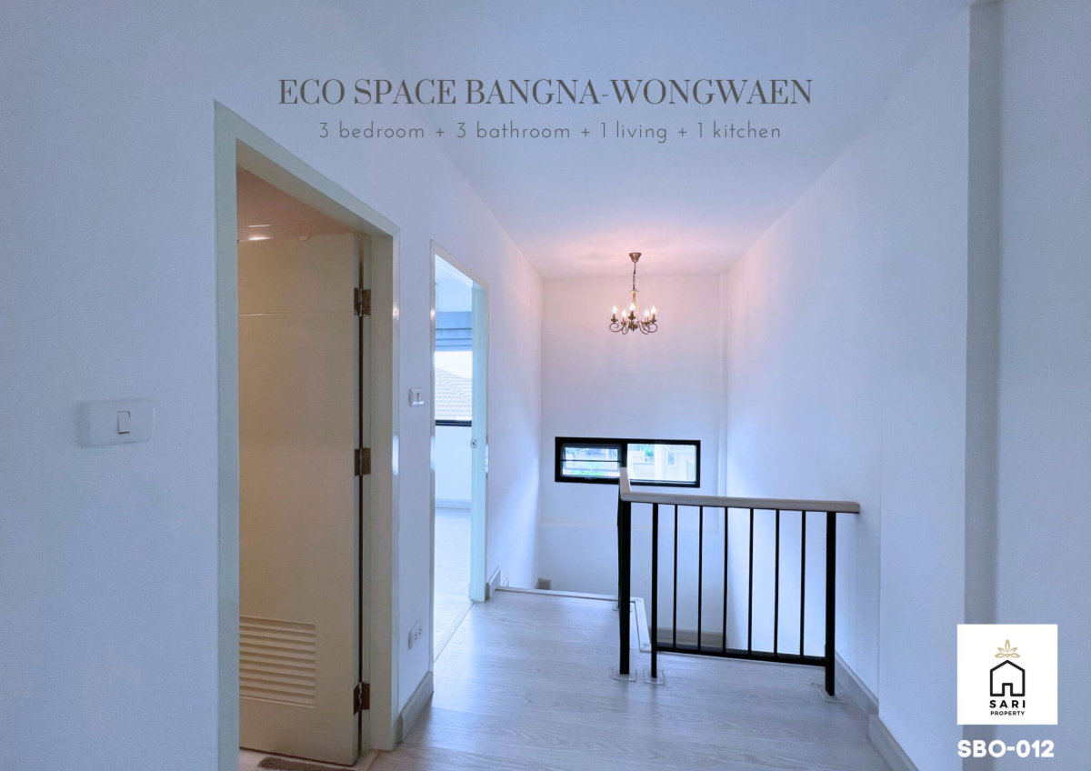 รูป คุ้มสุด รีโนเวทใหม่ ทาวน์โฮม3ชั้น หลังริมติดสวน Eco Space บางนา ใกล้เมกะ รรนานาชาติชื่อดัง แต่งครบพร้อมอยู่ - รูปที่ 18/36
