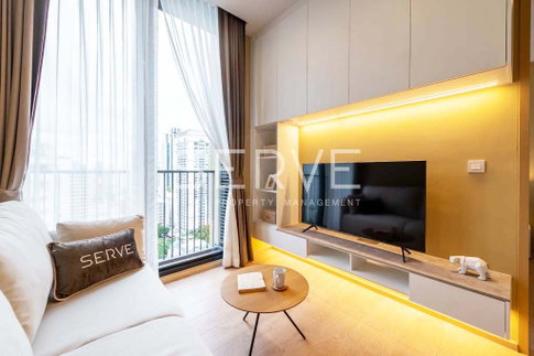 🔥25K🔥- 1 นอน แต่งสวยๆ สไตล์ Modern ชั้นสูง 15+ คอนโดใหม่ ใกล้รถไฟฟ้า 2 สายทั้ง BTS อโศก และ MRT สุขุมวิท 550 ม. ที่ Noble BE19 / ให้เช่าคอนโด