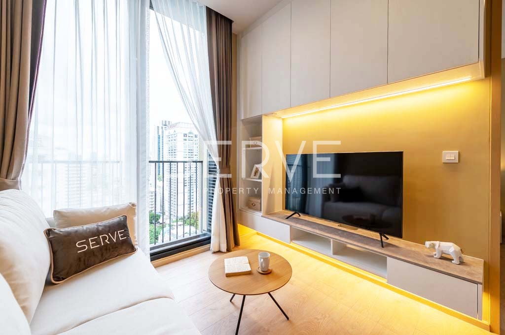 รูป 🔥25K🔥- 1 นอน แต่งสวยๆ สไตล์ Modern ชั้นสูง 15+ คอนโดใหม่ ใกล้รถไฟฟ้า 2 สายทั้ง BTS อโศก และ MRT สุขุมวิท 550 ม. ที่ Noble BE19 / ให้เช่าคอนโด - รูปที่ 1/12
