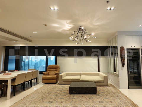 ▚ LE189ツ สำหรับเช่า Amanta Lumpini 2 Bed 138.52 ตร.ม.! 💎 ห้องใหญ่ไซส์แรร์ ชั้นสูงมาก วิวเมืองพาโนรามา แต่งสวยที่สุด ราคา 85,000!