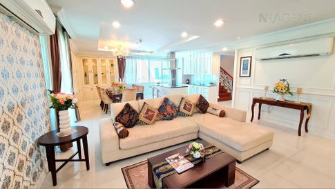 🚩 For Rent Condo PIYATHIP PLACE Building 1, Floor 24,Duplex 4 bed room, Room size 375.00 sqm