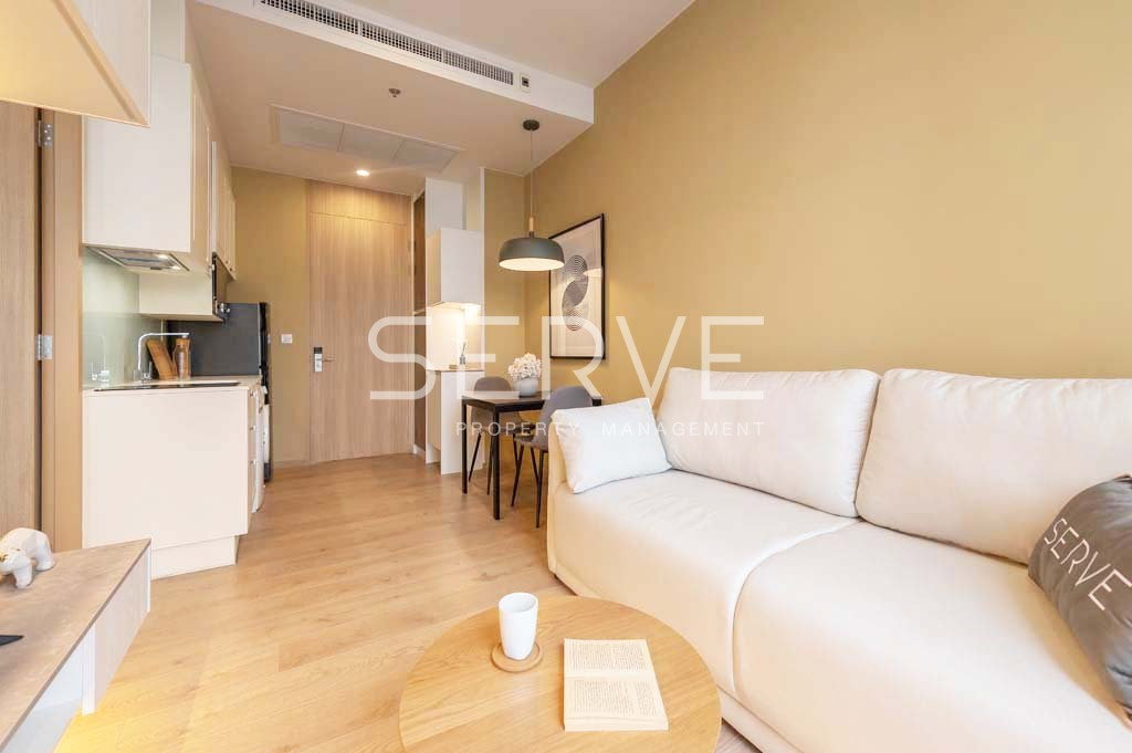 รูป 🔥25K🔥- 1 นอน แต่งสวยๆ สไตล์ Modern ชั้นสูง 15+ คอนโดใหม่ ใกล้รถไฟฟ้า 2 สายทั้ง BTS อโศก และ MRT สุขุมวิท 550 ม. ที่ Noble BE19 / ให้เช่าคอนโด - รูปที่ 5/12
