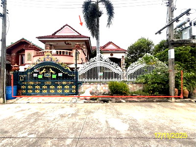 บ้านเดี่ยว วิทยาลัยเทคนิคปทุมธานี : บ้านเดี่ยว 61.9 ตร.วา ชวนชื่น การ์เด้นวิลล์ เมืองปทุมธานี ปทุมธานี 3.4M