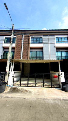 เช่าทาวน์โฮม ม.เกษมบัณฑิต พัฒนาการ : WS6156 🌿 ให้เช่า Townhouse หลังมุม | The Connect UP3 Ladprao 126 เช่าเพียง  23,000 บาท/เดือน