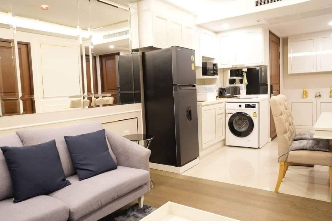 รูป Y149 ให้เช่าคอนโด Amaranta Residence (อมรันทา เรสซิเดนท์) ใกล้ MRT ห้วยขวาง พร้อมเฟอร์และเครื่องใช้ไฟฟ้า ฟรีที่จอด🚗และค่าส่วนกลาง - รูปที่ 7/9