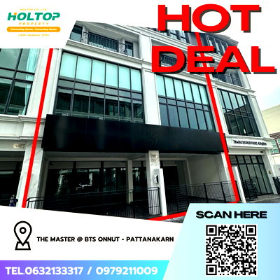 Home office for rent : #Z3792💥 221268 🔥For Rent: The Master @ BTS Onnut - Pattanakarn