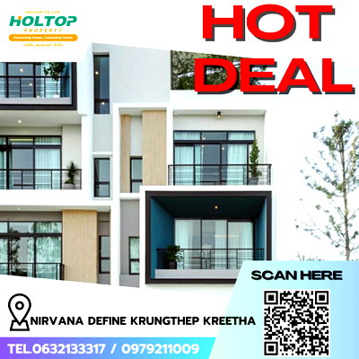 Townhouses for rent : #R8372 🎉 221268 House for Rent: Nirvana DEFINE Krungthep Kreetha