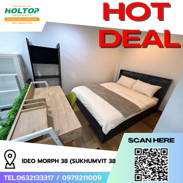 #R8355 🎉 221268 Condo for rent: Ideo Morph 38 (Sukhumvit 38)